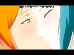 anime orgasm clip with lesbi beauties