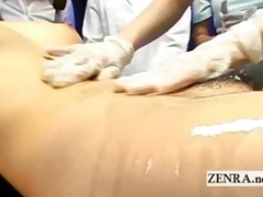 way-out japanese medical exam with undressed male